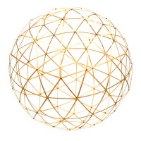 Großer Geodätischer Dom aus Holz-Bausatz - ø 64 cm