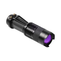 Schwarzlicht-Zoomlampe / Taschenlampe