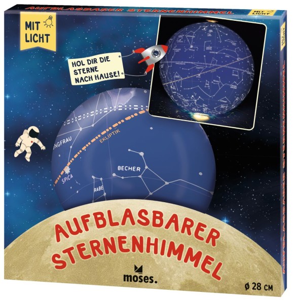 Astronomie für Kinder: Aufblasbarer Wasserball mit Sternbildern | Moses Verlag