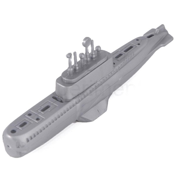 Physik-Spielzeug mit langer Geschichte: tauchendes U-Boot sinkt und steigt mit Backpulver Antrieb