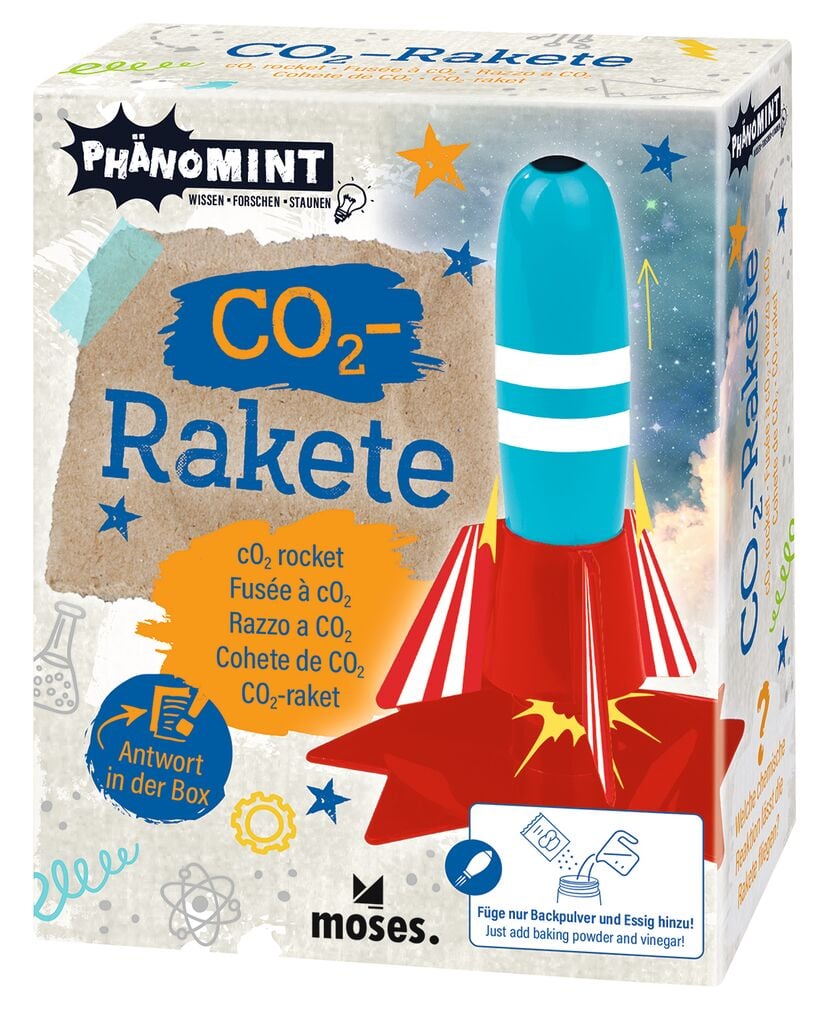 PhänoMINT CO₂-Rakete vom Moses Verlag (Backpulver-Essig Rakete)