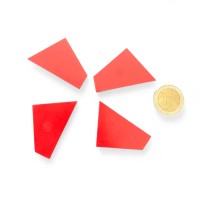 Quadrat Puzzle - Vier Teile. Ein Quadrat. Fertig – oder doch nicht?