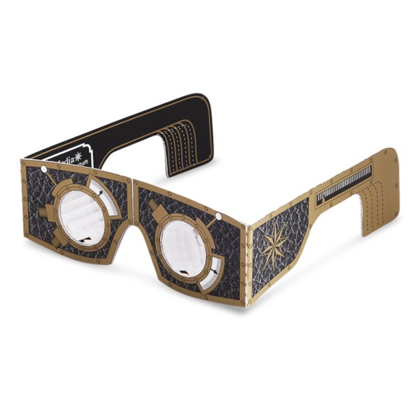 Insektenbrille - Facettenbrille mit zwei hochwertigen Facettenlinsen aus Acryl