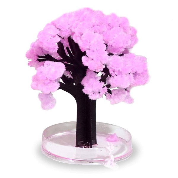 Kristalle züchten: Kristallbaum mit Kirschblüten