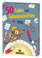 50 Codes und Geheimschriften - Kartenrätsel vom Moses Verlag