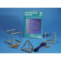 5 Platonische Körper - Geometrie im Raum - Messing Modelle