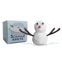 Schneemann Schmilzknete für den Adventskalender