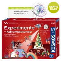 KOSMOS Adventskalender - 24 Experimente  Boxen mit Aha Effekt + gratis Twirler