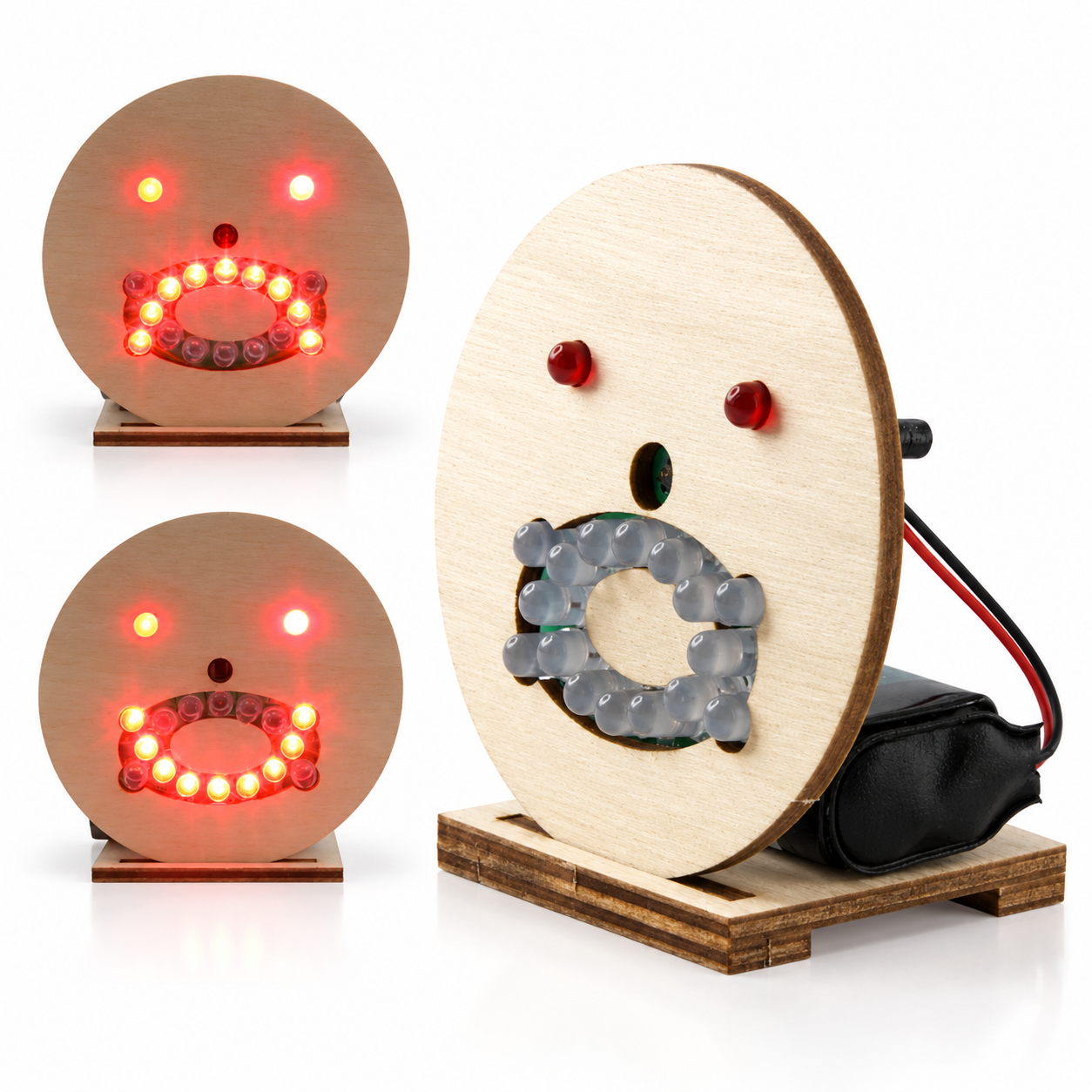 Smiley, das Stimmungsbarometer – Lötbausatz mit blinkenden Augen und ...