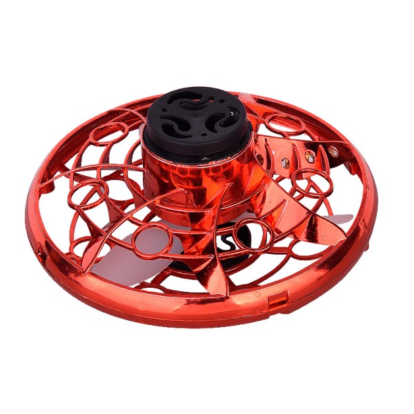 Geschenke für Jugendliche: Fly-Go Flying Spinner - Flugkreisel mit Lichteffekten (rot)