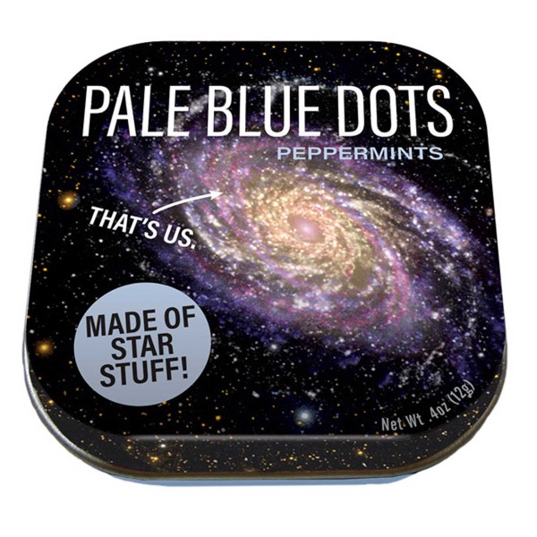 Geschenk für Physiker: Pale Blue Dot Mints nach Carl Sagan