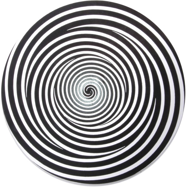 Nachbildeffekt / Bildnachwirkung mit Spiralkreisel
