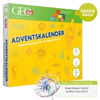 GEOLINO Adventskalender: 24 verblüffende Versuche für Kinder ab 8 Jahre + Twirler