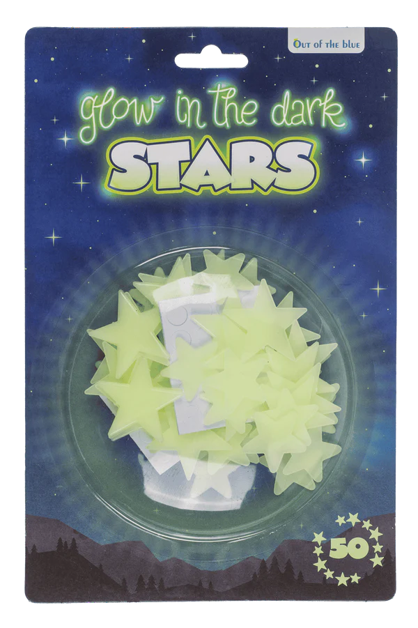 Leuchtsterne Glow in the Dark, 50 Stück für die Zimmerdecke