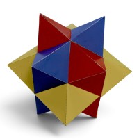 Mathematische Bastelei: Escherstern, aus dem Bild Wasserfall von M.C. Escher