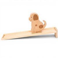 Ostergeschenke für Kinder: Lauftier Hund aus Holz