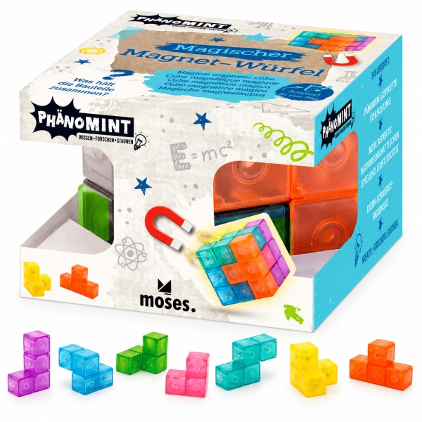 Mit dem magischen Magnet-Würfel lässt sich Magnetismus spielerisch erforschen