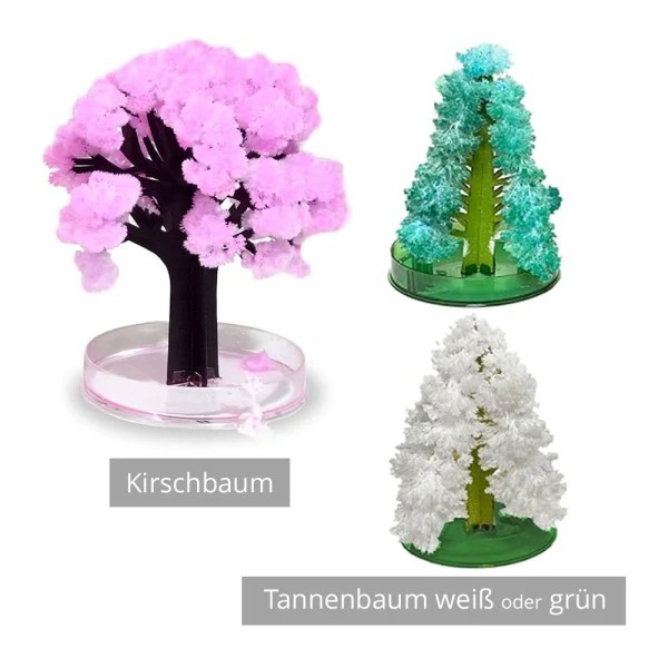 Hier geht's zu den Produkten: Magische Kristallbäumchen - selbst wachsend - in 3 Varianten