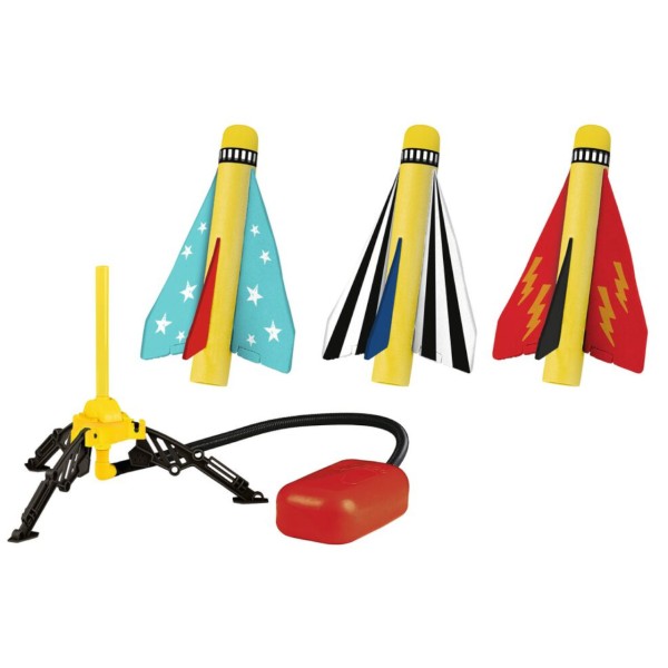 Physik-Spielzeug für Kinder: Lufdruck-Rakete (Stomp Rocket)