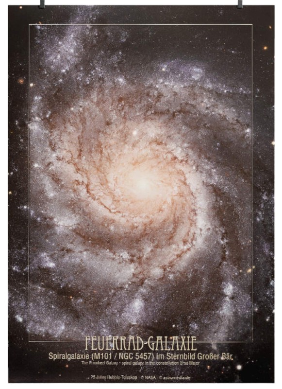 Hier klicken - Poster Feuerrad Galaxie