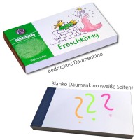Daumenkino mit Froschkönig Druck oder blanko zum selbst erstellen