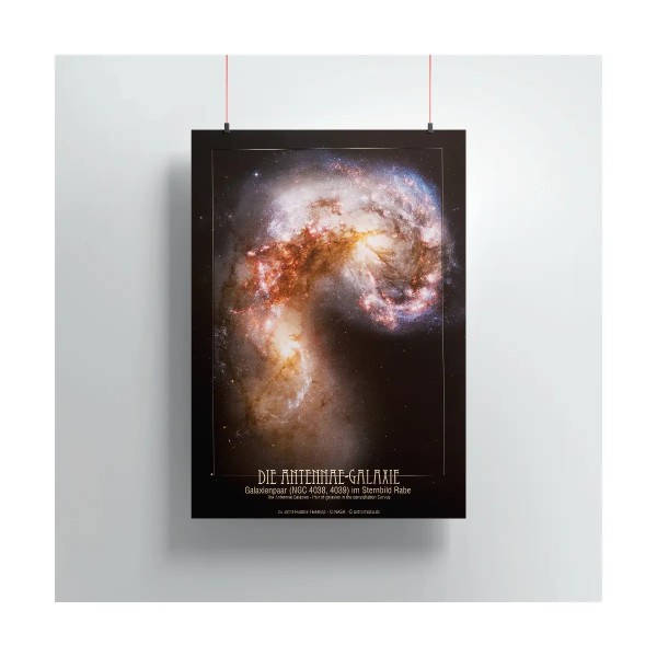 Die Antennae-Galaxie - Poster