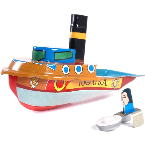 Kerzenboot | Dampfschiff Spielzeug | Knatterboot
