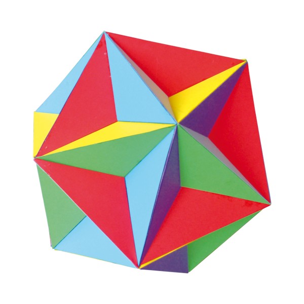 Mathematische Basteleien: Kartonbausatz Großes Dodekaeder (Kepler-Poinsot-Körper)