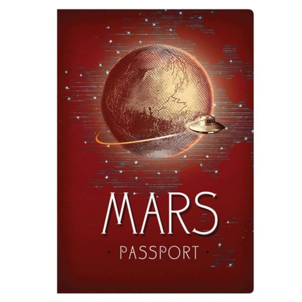 Witziges Geschenk für Physiker - Mars Passport Notizbuch