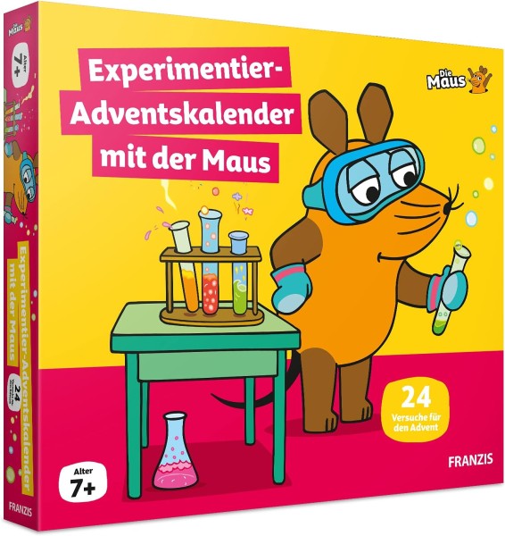 Sendung mit de Maus Adventskalender mit 24 Experimenten für Kinder ab 7 Jahren
