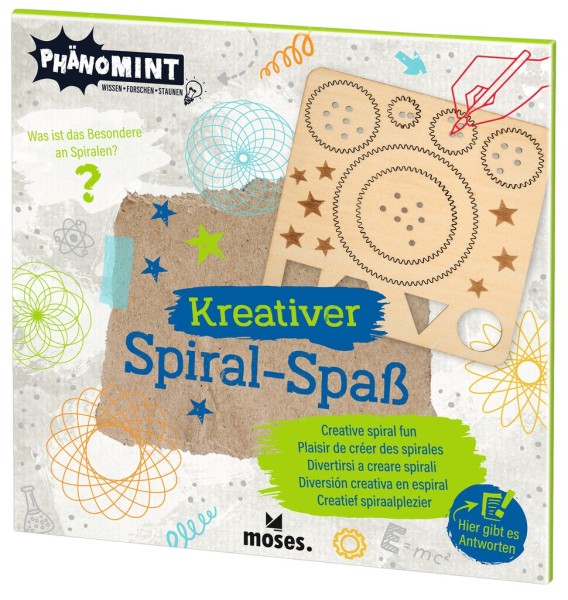 PhänoMINT Kreativer Spiral-Spaß für Kinder | Spirograph für Mandalas