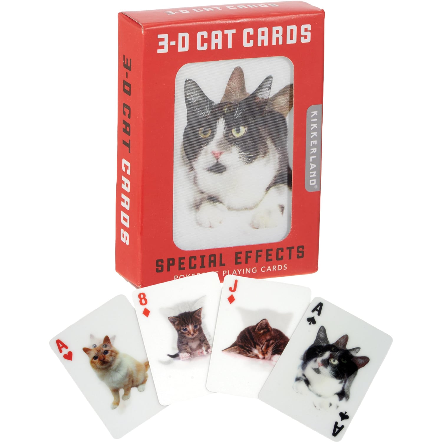 Heritage Playing Cards – Wild Cats, 52 Karten + 2 Joker, Hochwertig Beschichtet