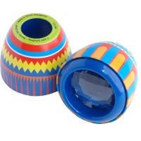 Blechspielzeug, Opitk: Fliegenauge, Drachenauge, Facettenauge