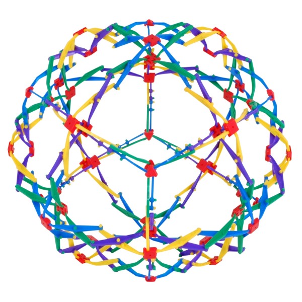Hoberman Sphere Regenbogenkugel