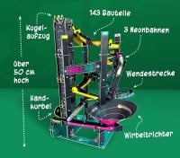Große Kugelbahn aus Karton selber bauen - 143 Teile