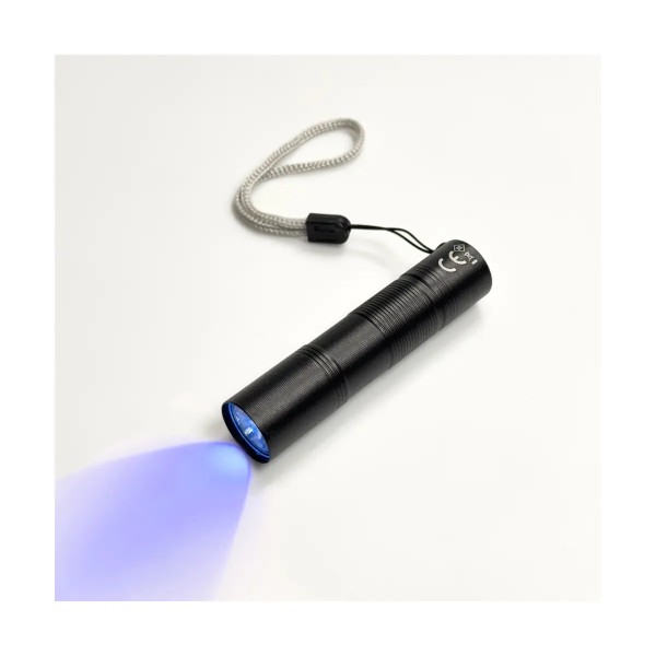 Schwarzlicht Taschenlampe mit integriertem Akku