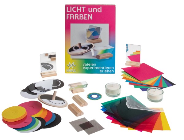 Experimentierkasten für Kinder zu Licht und Farbe | Spielzeug Kraul