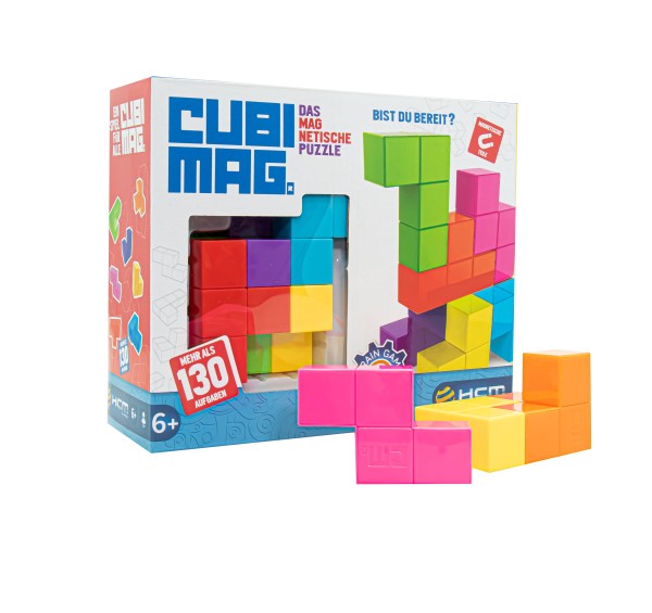 Cubimag - das magnetische Puzzle | Mathe-Geschenk für Kinder ab 6 Jahren