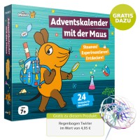 Experimentier-Adventskalender mit der Maus + gratis Twirler