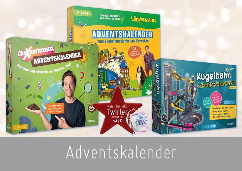 Hier geht's zu unseren Adventskalendern