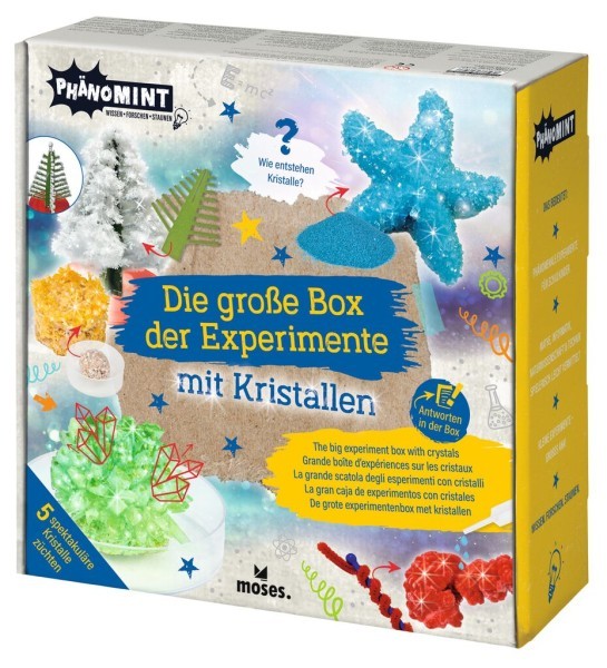 Hier geht's zum Produkt: PhänoMINT Die große Box der Experimente mit Kristallen