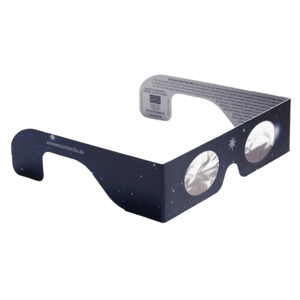 Astromedia Sonnensicht-Brille | Sofi-Brille mit Sonnenschutz-Folie