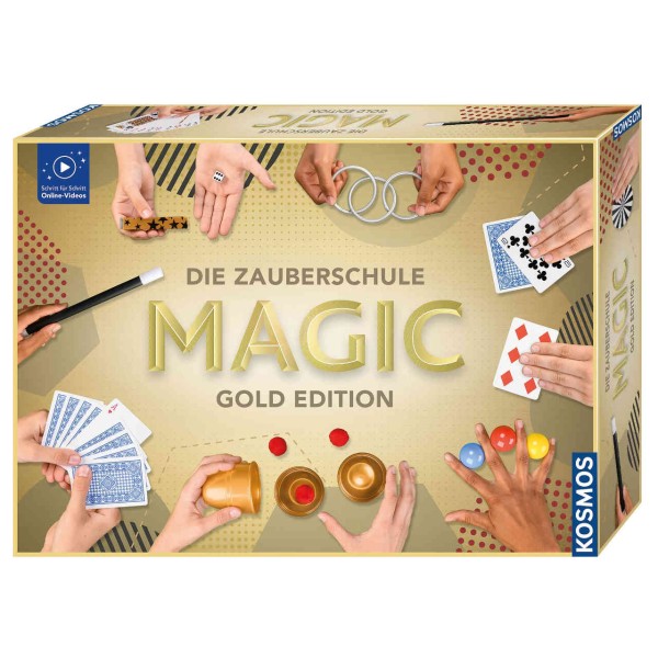 Komos Zauberkasten Zauberschule Magic Gold Edition