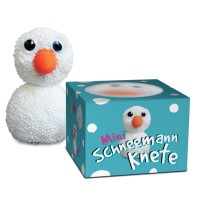 Mini-Schneemann Knete: Perfekt für den Adventskalender