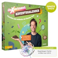 Adventskalender CheXperiment mit Checker Tobi - forschen und entdecken + Twirler