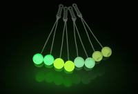 Clacker-Kugeln - Spielzeug zur Impulserhaltung - fluoreszierend