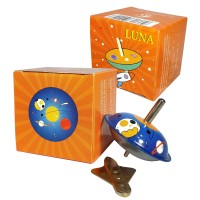 Physikspielzeug Blechkreisel Luna - magnetisch