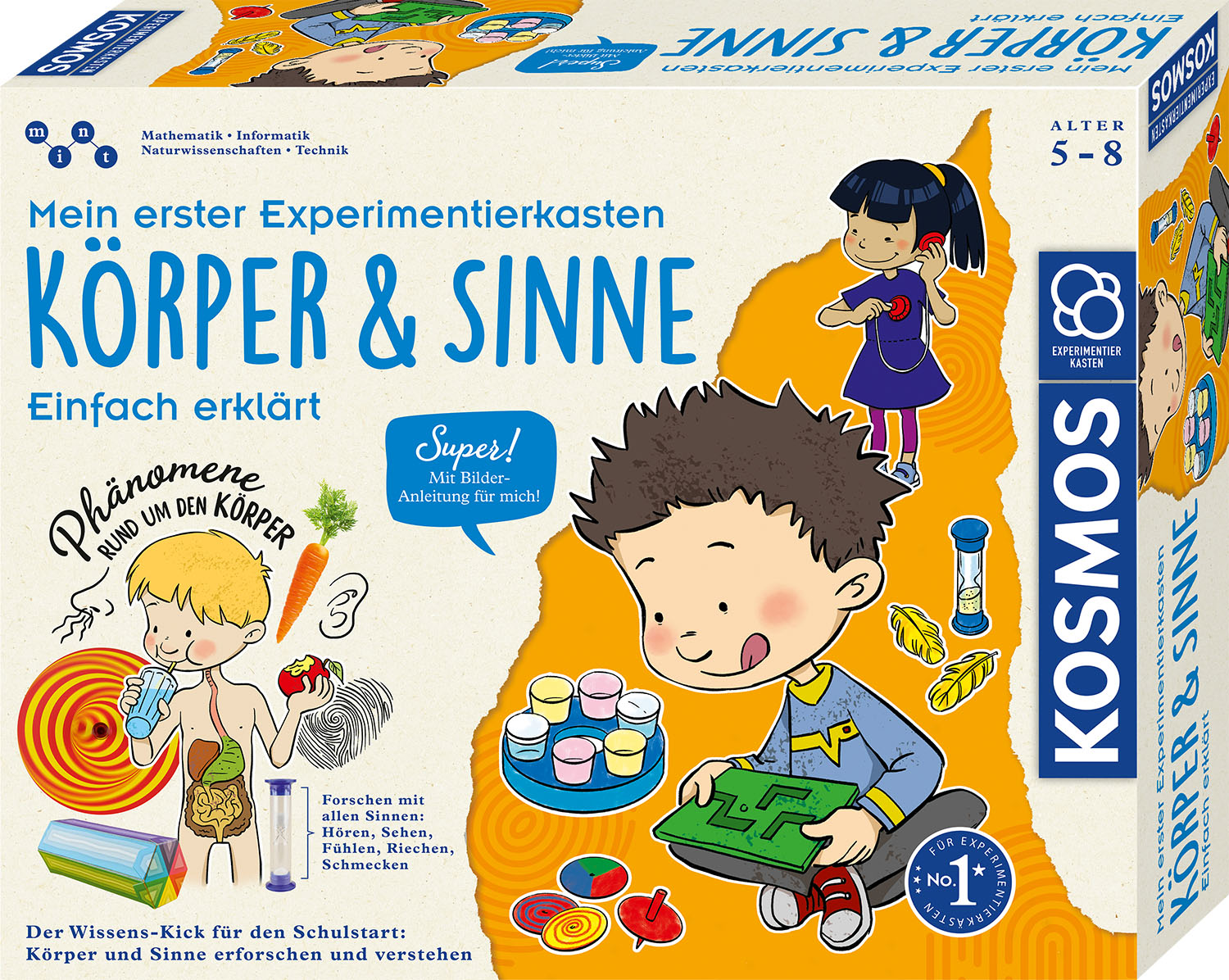 Körper & Sinne: Kosmos Experimentierkasten für Kinder ab 5 Jahre