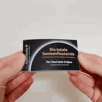 SoFi Set - Daumenkino "Die Totale Sonnenfinsternis" + SoFi Brille