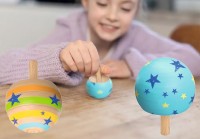 Magnetischer Stehaufkreisel in zwei Farben vom Moses Verlag